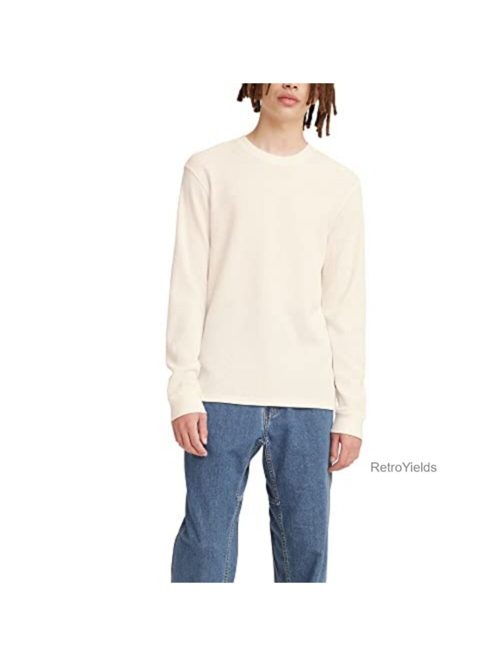 Levi's Men's Long Sleeve Relaxed Thermal Crew Neck Cotton Blend Stretch Shirt